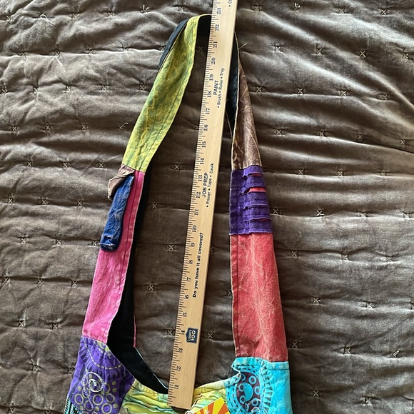 Embroidered tie-dye bucket bag new with tags - Picture 10 of 13